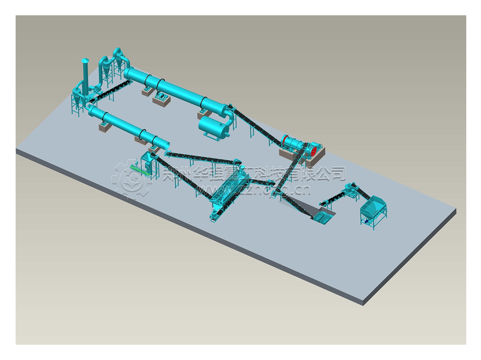 羊糞有機(jī)肥生產(chǎn)線